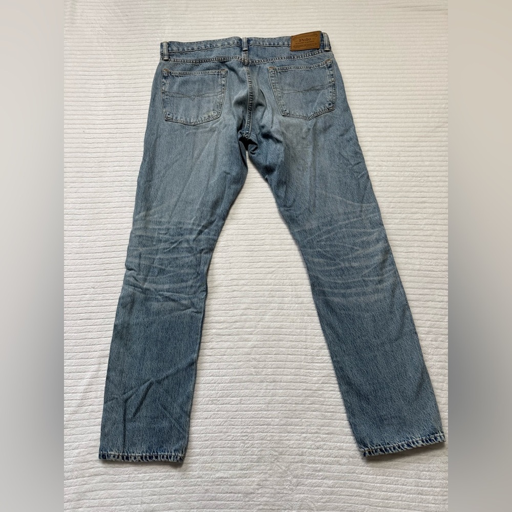 Ralph Lauren Men's Straight Jeans in Light Blue